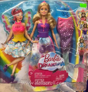Mattel - Barbie - Dreamtopia Doll with 3 Fairytale Costumes - кукла